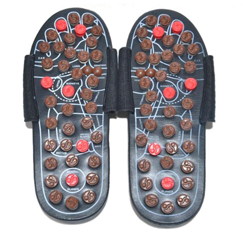Watson Foot Massage Slippers Acupuncture Therapy Massager Shoes For legs Acupoint Activating Reflexology Feet Care massageador Sandal