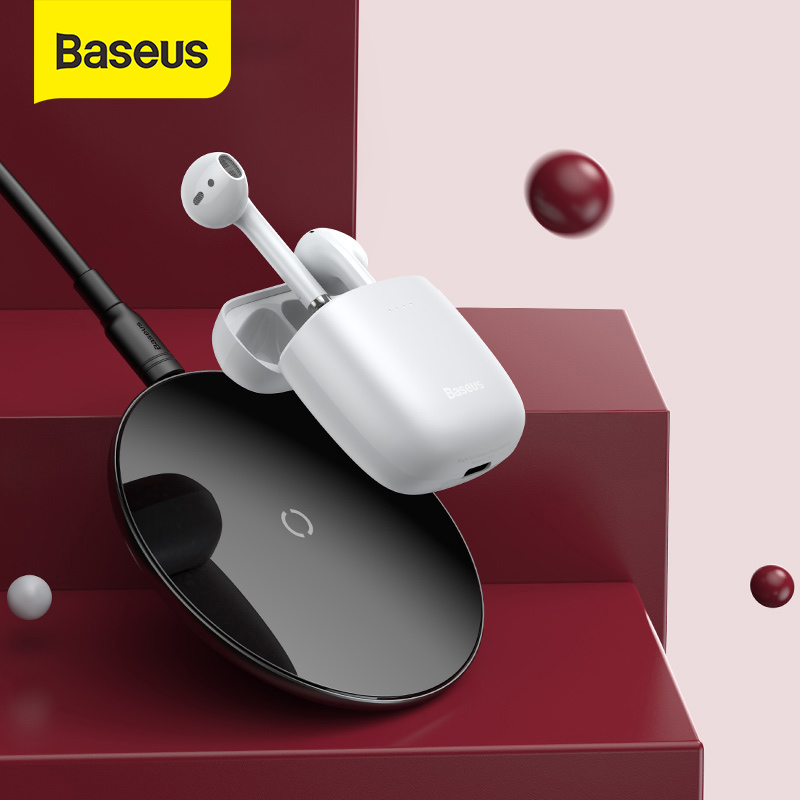 Baseus W04 TWS Earbuds Bluetooth 5.0 Wireless Earphones Noise-canceling Waterproof Sport Headphones with Microphone