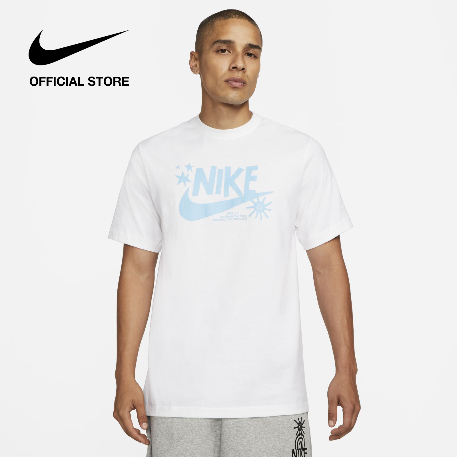 Nike Men's Sportswear HBR Statement T-Shirt - White