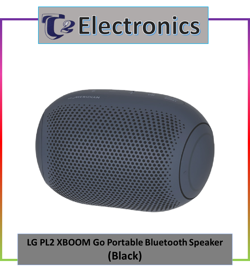 LG PL2 XBOOM Go PL2 Portable Bluetooth Speaker with Meridian Audio Technology - T2 electronics