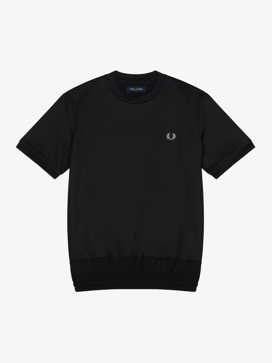 Fred Perry M3650 Elasticated Hem T-Shirt (Black)
