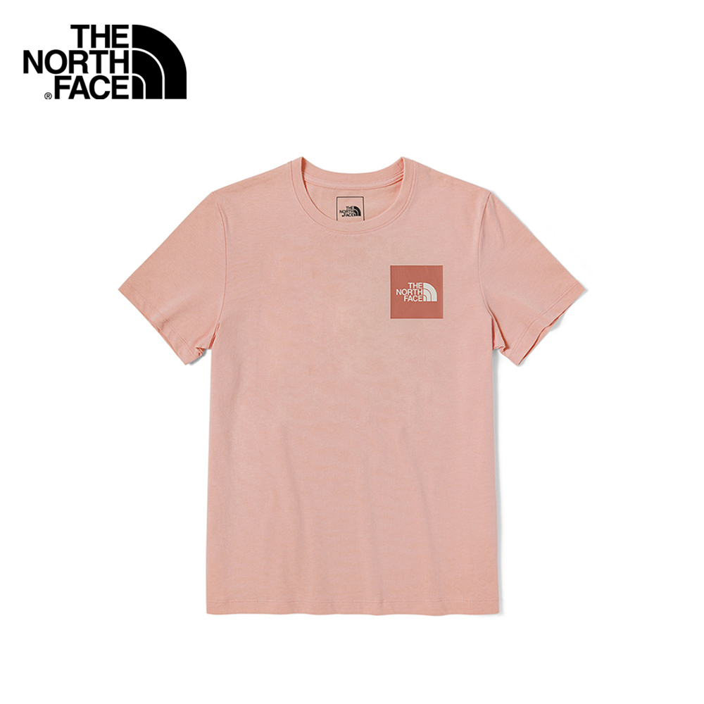 The North Face Women S/S Box NSE Tee [Asia Size] - Evening Sand Pink